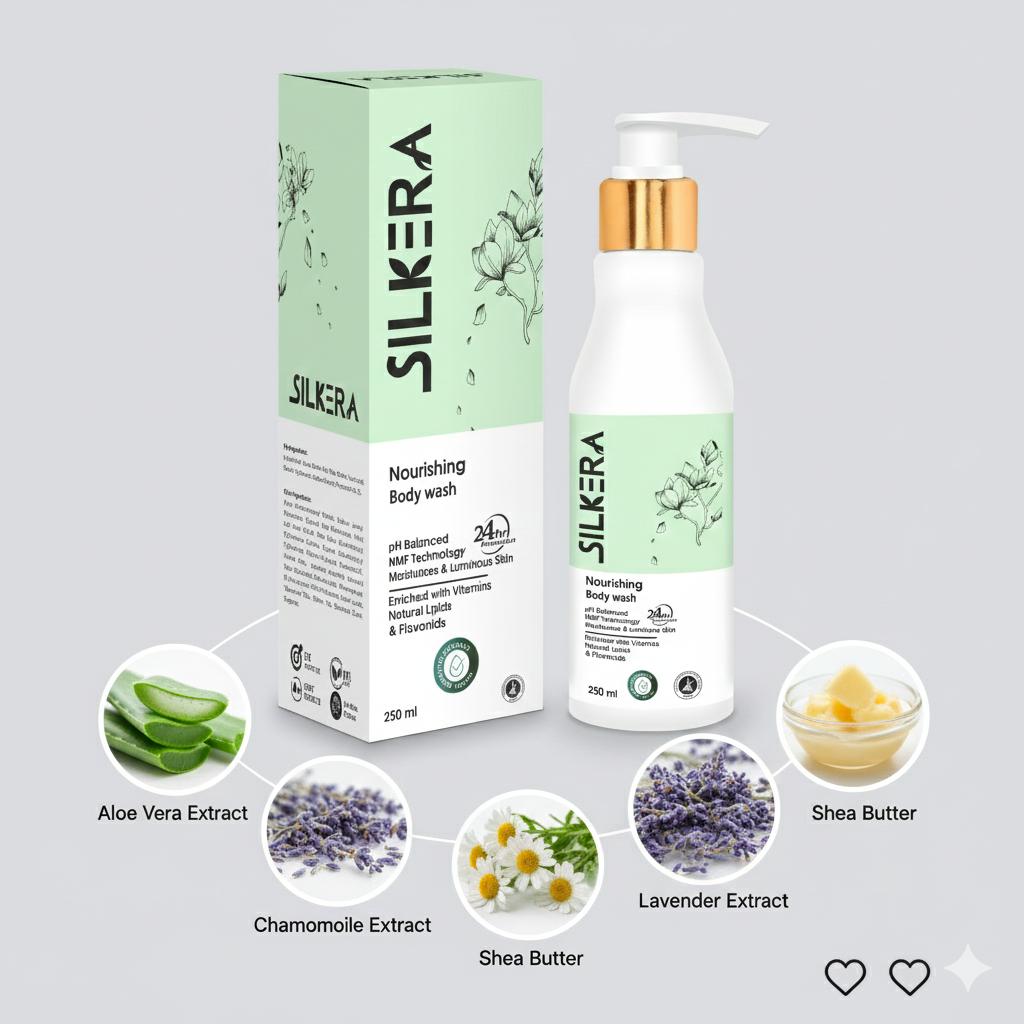 Silkera Nourishing Body Wash - Image 3
