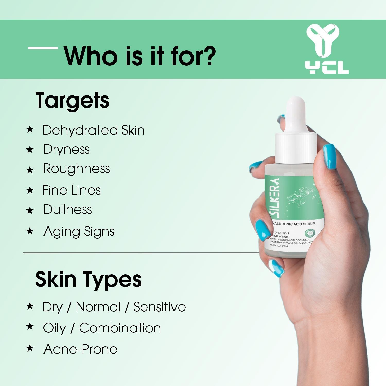 Silkera Hyaluronic Acid Serum - Image 3