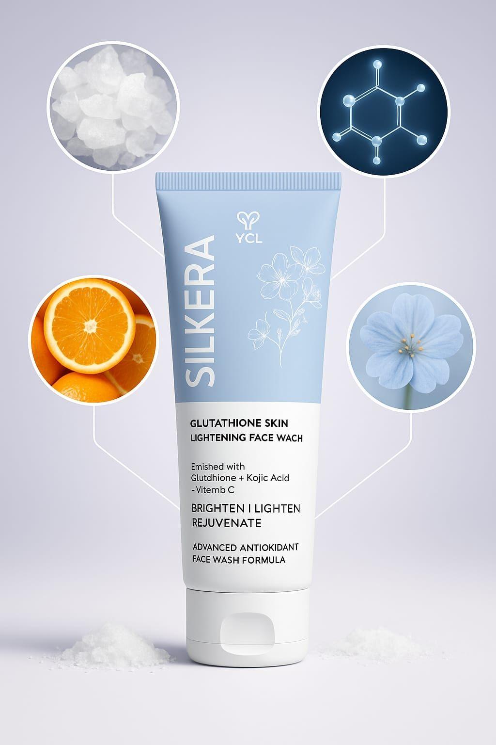 Silkera Glutathione Facewash - Image 3