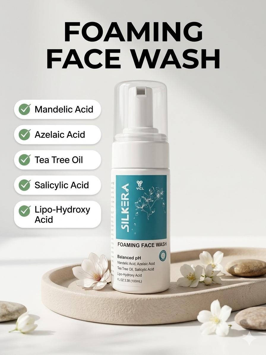 Silkera Foaming Facewash - Image 3
